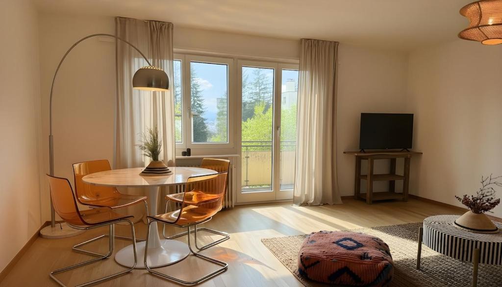 Dietikon District Apartment | Cozy Spacious Apartment near Zurich City with Balcony & Free Parking