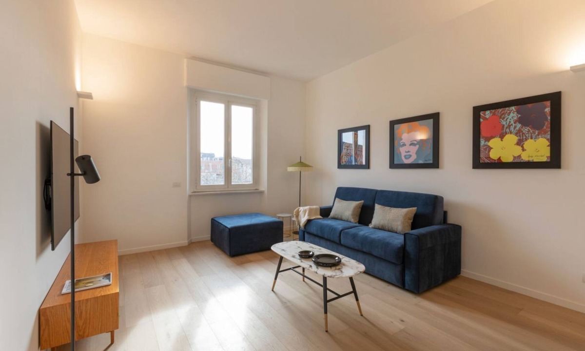 Porta Genova Apartment | Discover your new retreat in the heart of Milan!This spacious 3-bedroom, 2-bathroom flat, located in one of the city's most desirable areas, offers a perfect balance of comfort and style. Viale Papiniano is located in the Sant'Agostino district of Milan,
