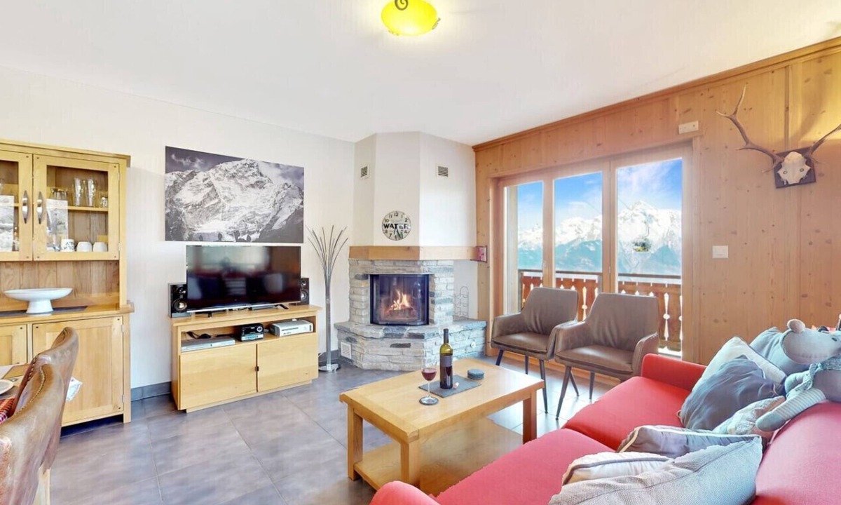 Veysonnaz Apartment | Hauts de Veysonnaz HV1 010 - SAUNA apartment 6 per