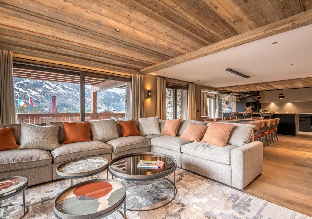 Meribel Apartment | Luxueux appart 5 chambres avec sauna à Méribel, skis aux pieds - FR-1-613-11