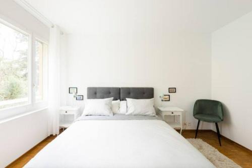 Lausanne Apartment | Spacious 52 sqm Cozy Flat - Free Parking - 10 min to Lausanne Old Town