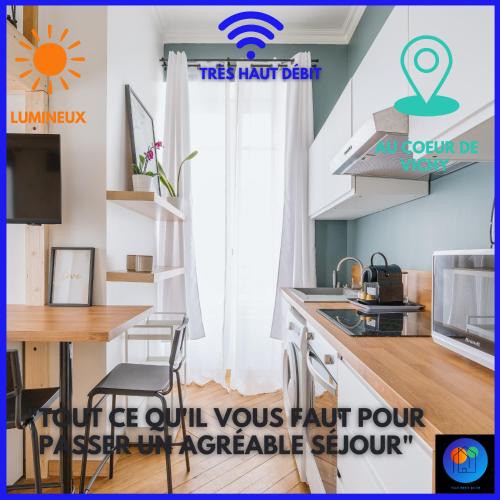 Cœur de Ville Apartment | Studio cosy avec mezzanine calme hypercentre Villa Marie Celine