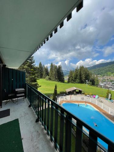 Les Gets Apartment | Studio ski aux pieds vue superbe sur les pistes