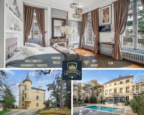 Grand Clement Apartment | Suite Bellecour by Château GrandClément - Élégance historique, 3 chambres, Parc - Parking - Piscine - Wifi - à 10 min de Lyon