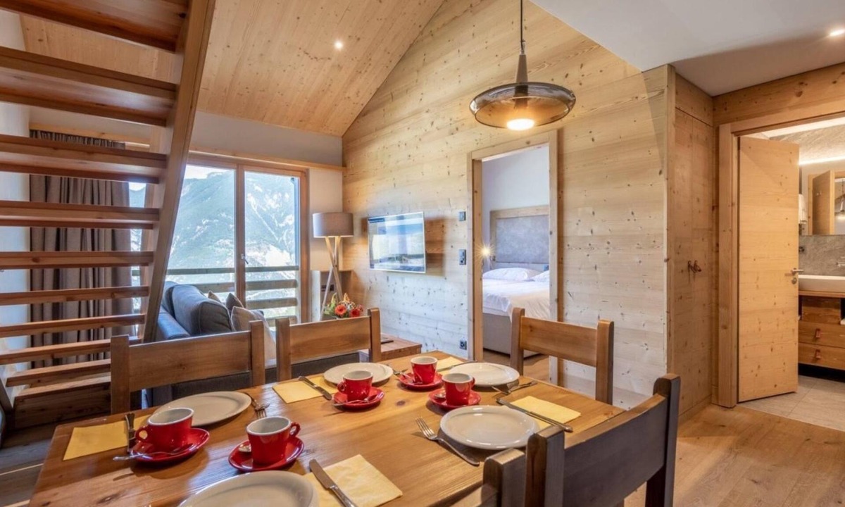 Vercorin Apartment | Wifi, 250m from shops, fitness, sauna, hammam, tv, ski locker, 55m², Vercorin