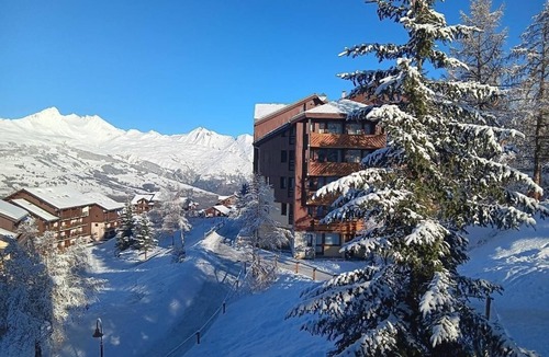 Vallandry Apartment | 150m from resort center, 5th floor, balcony, tv, ski locker, 20m², Peisey-Vallandry