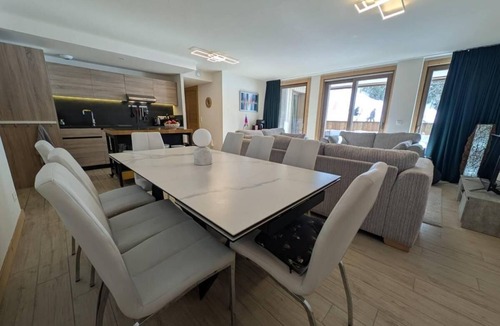 Arc-1600 Apartment | 1st floor, view ski slopes, fitness, swimming pool, sauna, hammam, terrace, ski locker, 90m²