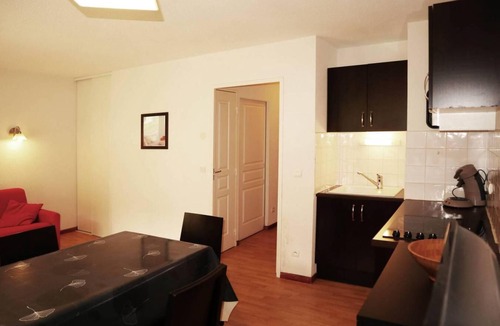 Les Orres Apartment | 200m from shops, 1st floor, view swimming pool, swimming pool, sauna, hammam, terrace, balcony