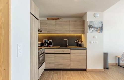 Arc-1600 Apartment | 3rd floor, fitness, swimming pool, sauna, hammam, balcony, ski locker, 90m², Les Arcs