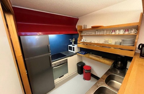 Arc-1600 Apartment | 50m from resort center, 2nd floor, view ski slopes, balcony, tv, 60m², Les Arcs