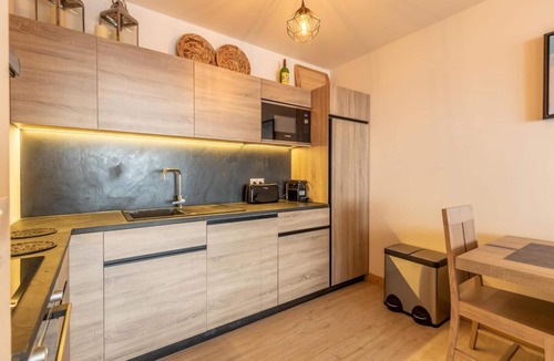 Arc-1600 Apartment | 5th floor, fitness, swimming pool, sauna, hammam, terrace, ski locker, 70m², Les Arcs
