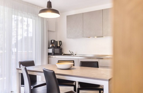 San Vigilio Apartment | Apartment "Sis Residenz Bun Sté" with Mountain View and Sauna