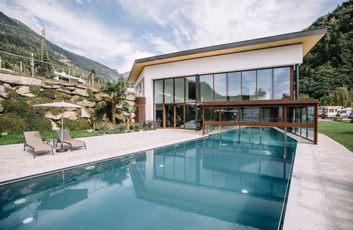 San Leonardo in Passiria Apartment | Apartment 'Camping Passeier Enzian' with Mountain View & Wi-Fi
