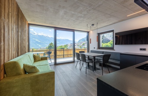 Parcines Apartment | Apartment 'Köfele Lodge Agnes' with Mountain View, Shared Pool and Wi-Fi