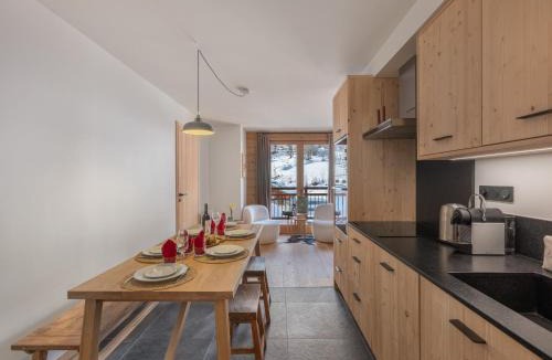 Le Bettaix Apartment | Appartement neuf 3 chambres proche pistes avec parking - FR-1-570-58