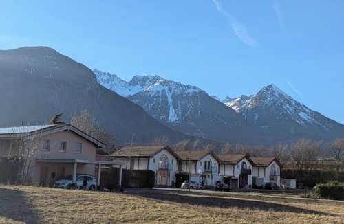 Martigny Apartment | Bright studio with terrace - 30 min from Verbier - free parking