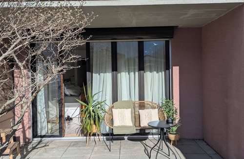Martigny Apartment | Bright studio with terrace - 30 min from Verbier - free parking