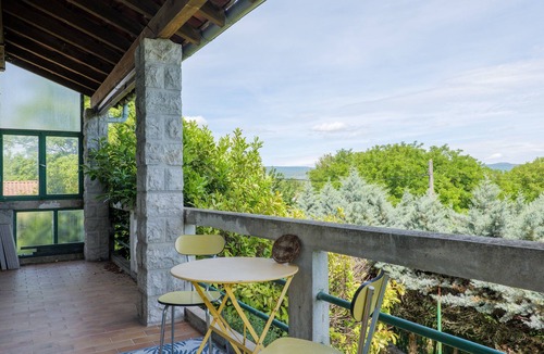 Saint-Etienne-de-Fontbellon House | Charming Holiday Home in Aubenas with Private Garden, Balcony, and Air Conditioning