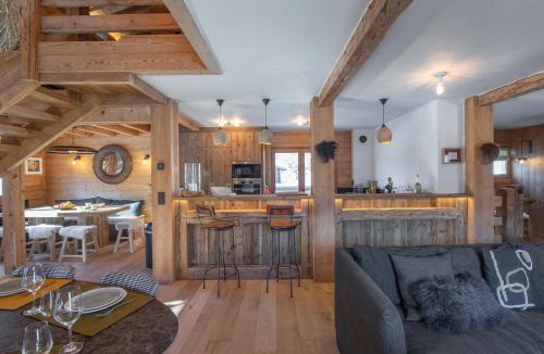 Demi-Quartier Ski Chalet | Chalet Chic Rénové à Proximité des Pistes – 5 Chambres pour 11 Personnes - FR-1-569-36