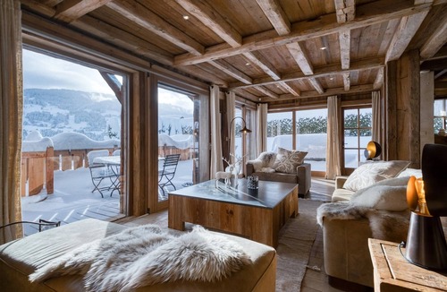 Demi-Quartier Ski Chalet | Chalet Demi-Quartier Mont-Blanc view
