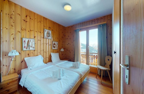 Nendaz Ski Chalet | Chalet in Veysonnaz with swimming pool