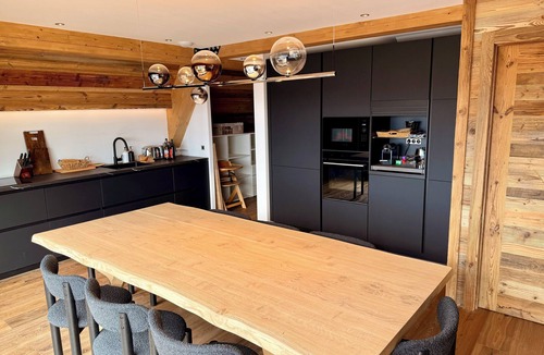 Viel-Alpe Ski Chalet | Chalet Luxe 12p, 180° view Sauna stove parking wifi