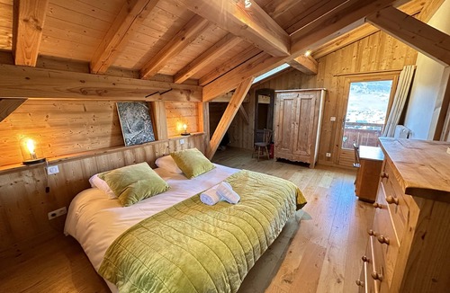 Megeve Ski Chalet | Chalet Megève Rochebrune - 3ch. 6 people 140 m2 - 100m slopes and 500m center