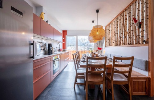 Sollieres-Sardieres Ski Chalet | Chalet "Près du Mélèze": Mountain View, Shared Garden & Wi-Fi