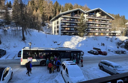 Vex Apartment | cosy 26 sqm studio is located in the Swiss Alps ski resort of Les Collons