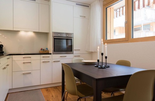 Saas-Balen Apartment | Cosy apartment for 3 people with WIFI, TV, balcony and pets allowed