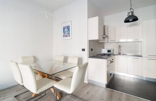 Giambellino Apartment | GuestHost - Elegant 70 square meters apartment, perfect for four people, located on the second floor of a building with an elevator (NOT accessible to guests with disabilities).The property is conveniently located just a few meters from the metro station