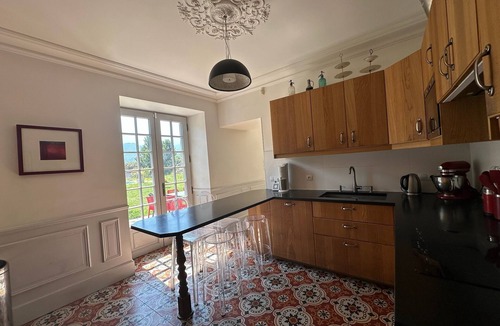 Crolles House | Historic French Country House with Pool & Alpine Views. 17 people- 8 bedrooms