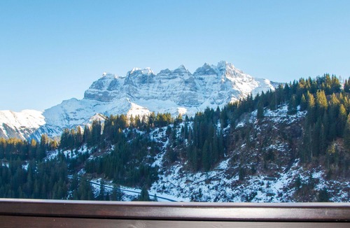 Val d'Illiez Apartment | Lovely apartment for 6 guests with balcony and panoramic view