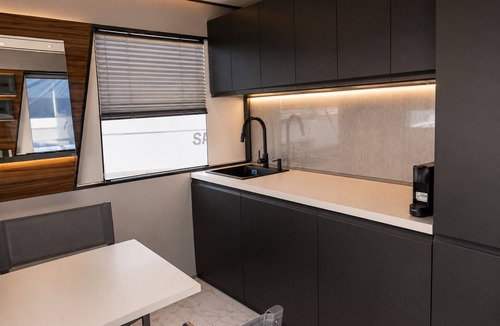 Sesto Calende Boat Rental | Neon House Boat—Luxury Stay on Lake Maggiore with a Hot Tub