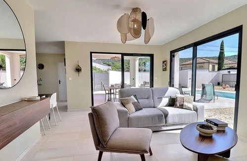 Grospierres Villa | NEW: The ultimate new villa with heated private pool, rated 4 stars