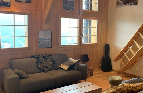 St. Luc Apartment | Outside : 4 room duplex flat for 6 persons, 2 balconies facing south, nice view -Inside : approx. 95