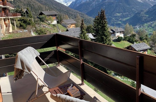 St. Luc Apartment | Outside : 4 room duplex flat for 6 persons, 2 balconies facing south, nice view -Inside : approx. 95