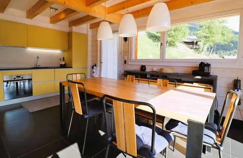 St. Luc Ski Chalet | Outside: Detached chalet on 3 floors with magnificent views, for 4 people - approx. 80m2Inside: Brig