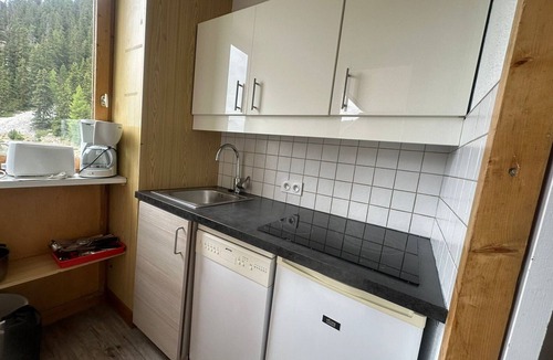 Macot-la-Plagne Apartment | Renovated 28sqm studio at the foot of the slopes with balcony