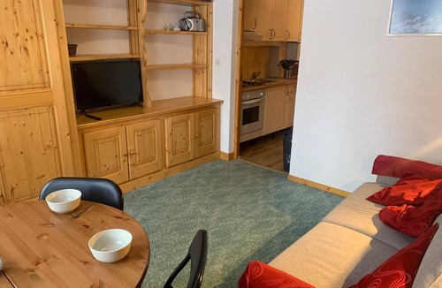 Meribel Apartment | Ski-in studio Méribel Altiport, balcony, up to 4 people.