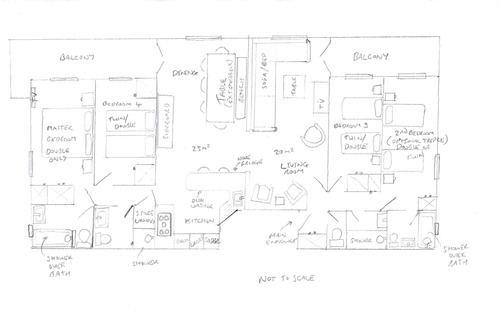 Arc-1950 Apartment | Spacious Ski-In/Ski-Out 4 Bedroom, 4 Bathroom Apartment