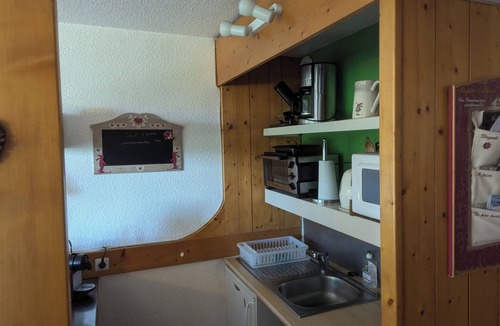 Arc-1800 Apartment | Studio(s) South-facing balcony in Les Arcs 1800 Charvet Skiing at the foot of Pierra Menta