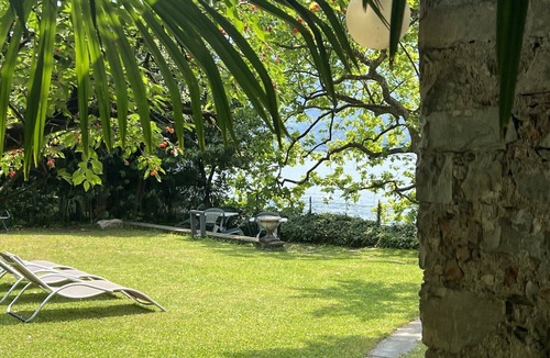 Cressogno Apartment | Stunning view and direct access to Lake Lugano, Private Beach & Park