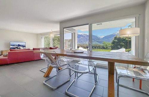 Saviese Ski Chalet | Sunny Alps Panorama - Modern House above Sion