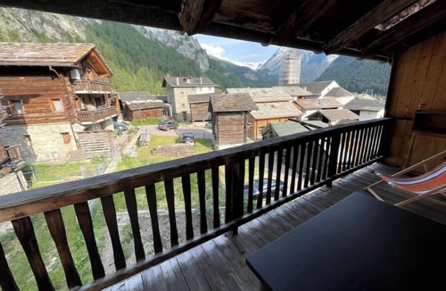 La Sage Apartment | Swiss mountain chalet, wooden interior, cosy, with a beautiful view