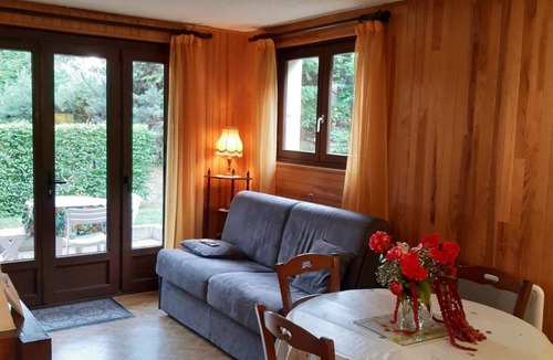 Les Tines Apartment | T2 rez-de-jardin Chamonix avec parking et vue Mont Blanc - FR-1-517-65