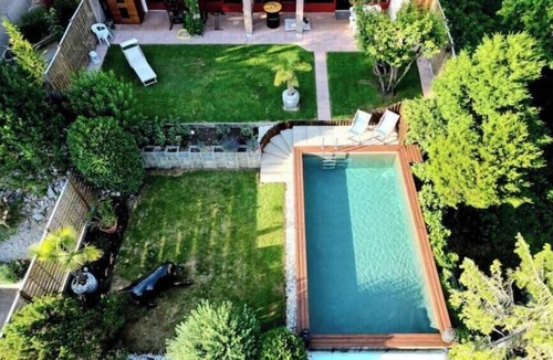Thun Apartment | Well Zone Oase Thun Private Pool, Garden, Sauna, and Fitness Room