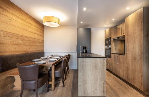 Belle Plagne Apartment | Wifi, 200m from resort center, fitness, swimming pool, sauna, balcony, fireplace or stove, tv