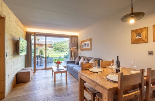 Vercorin Apartment | Wifi, 250m from shops, fitness, sauna, hammam, terrace, tv, ski locker, 58m², Vercorin