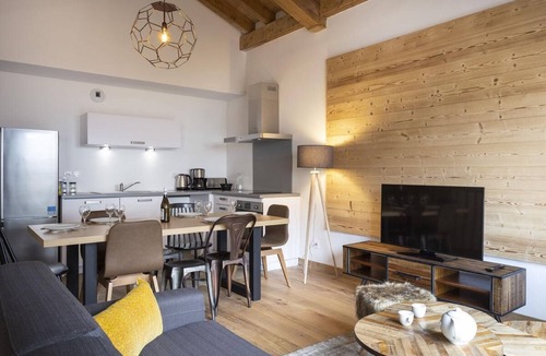 Plagne 1800 Apartment | Wifi, balcony, parking, tv, ski locker, 76m², La Plagne